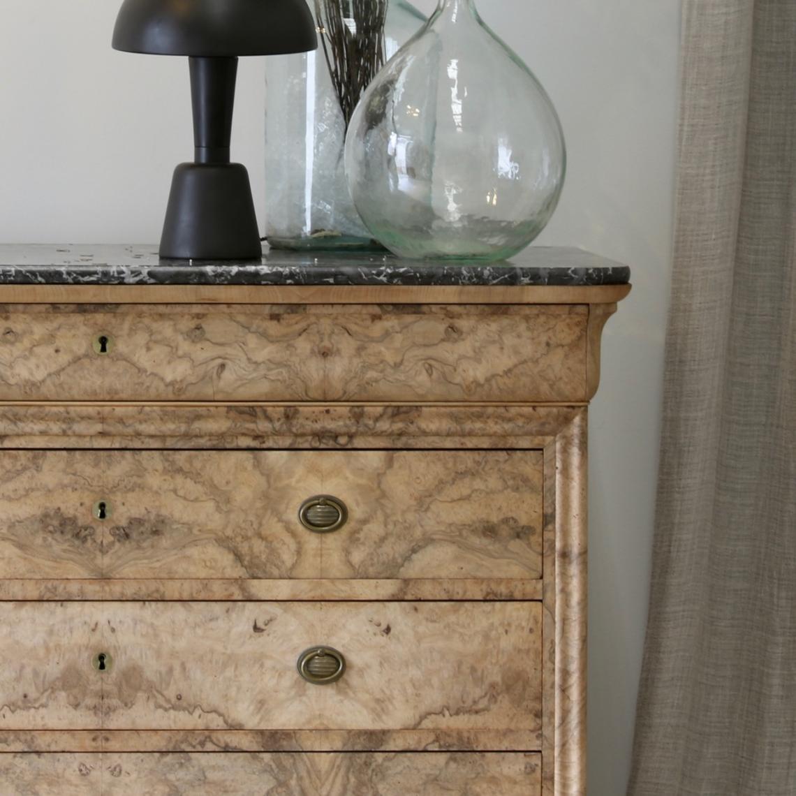 Bleached Walnut Commode