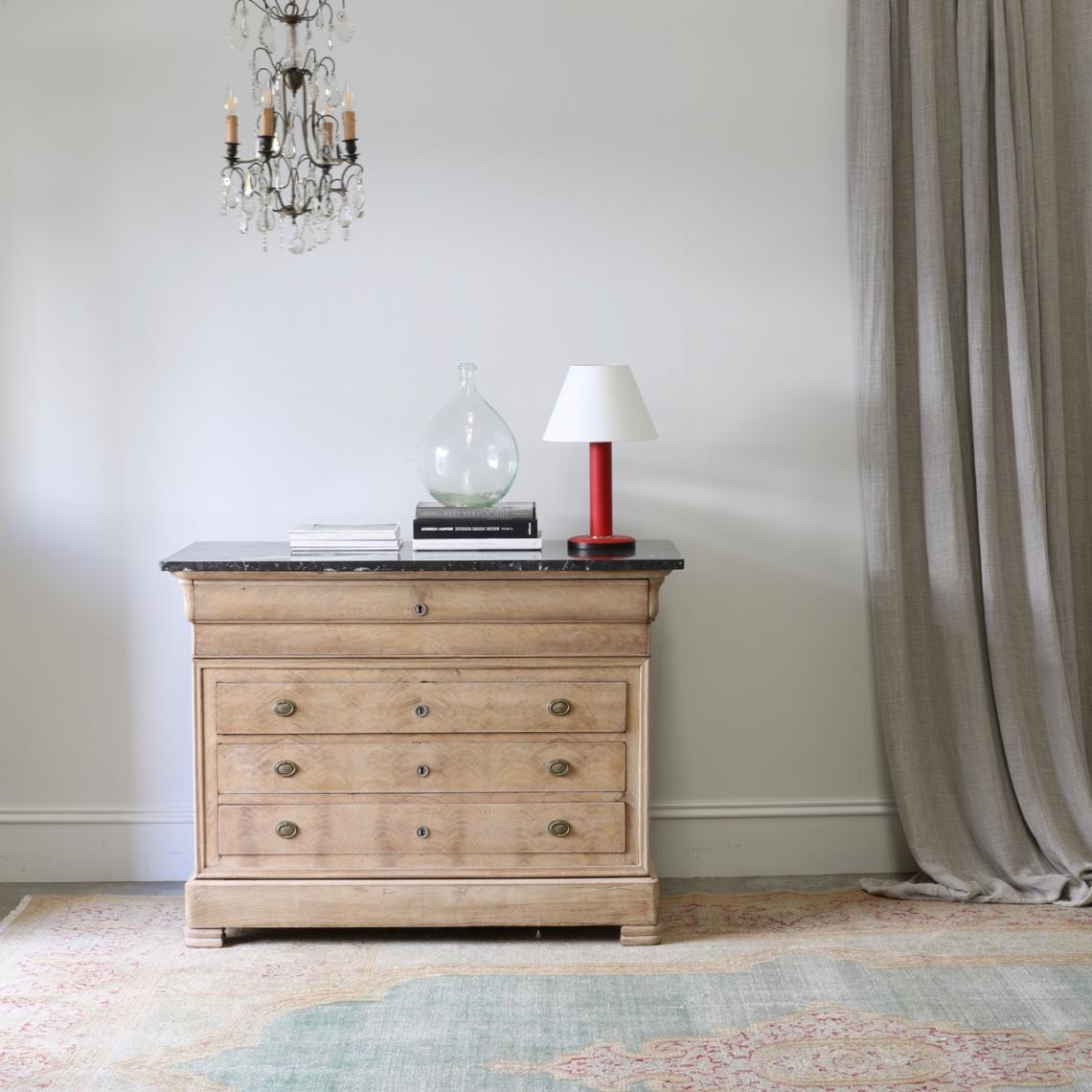 Bleached Walnut Commode