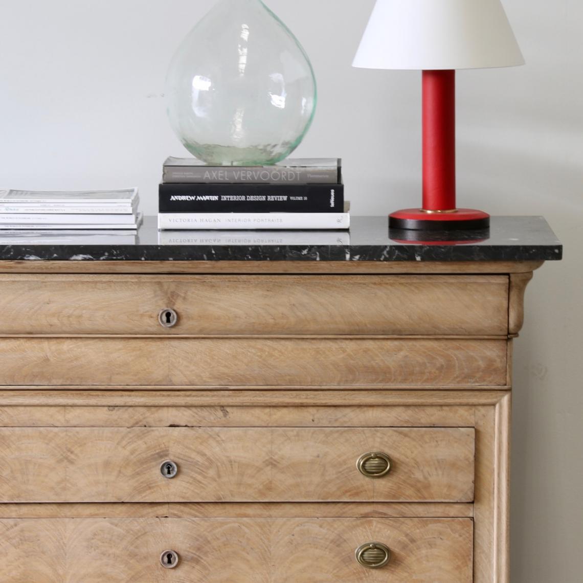 Bleached Walnut Commode