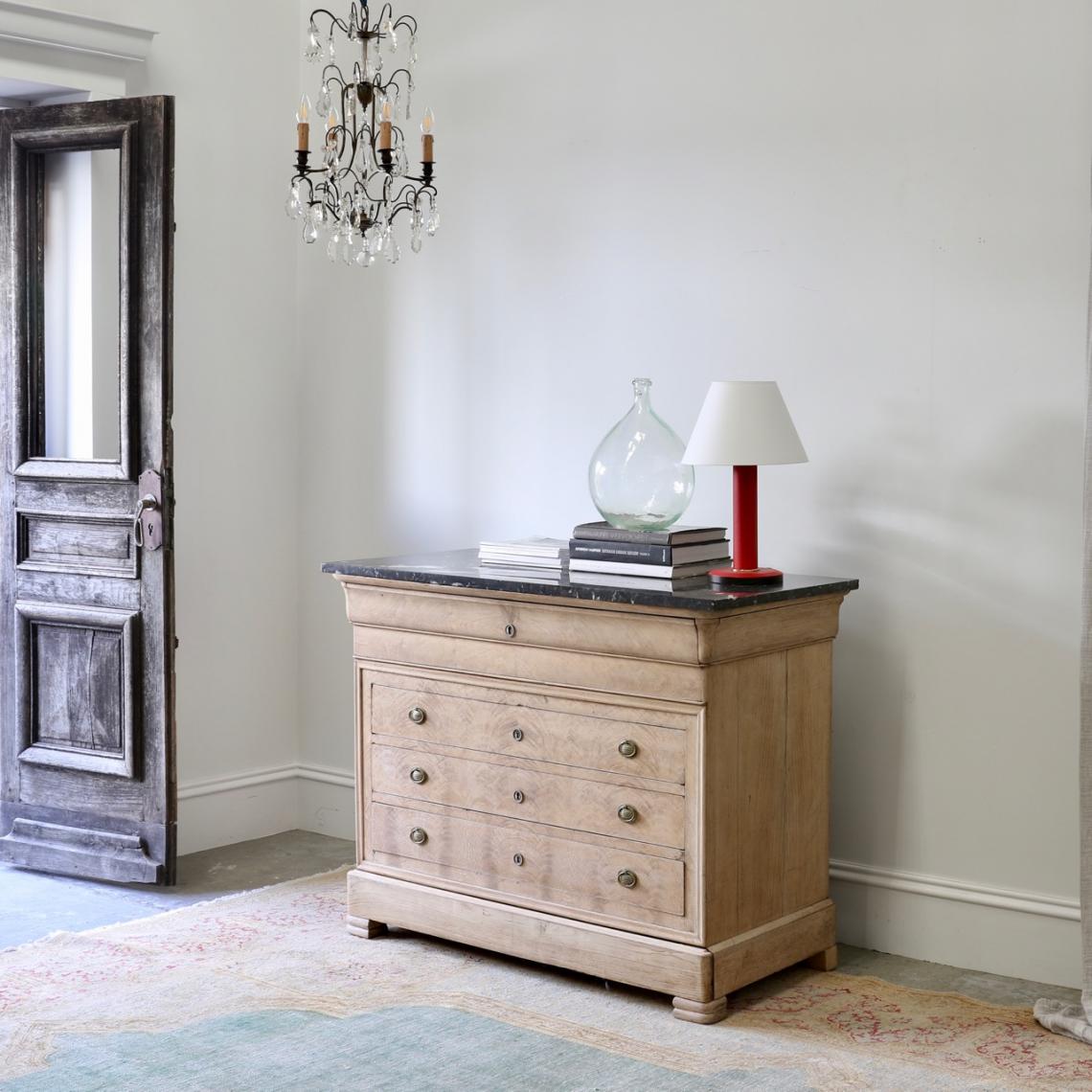 Bleached Walnut Commode