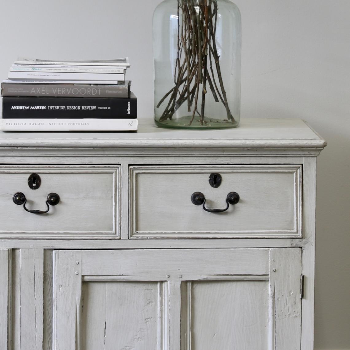 White Dresser Base