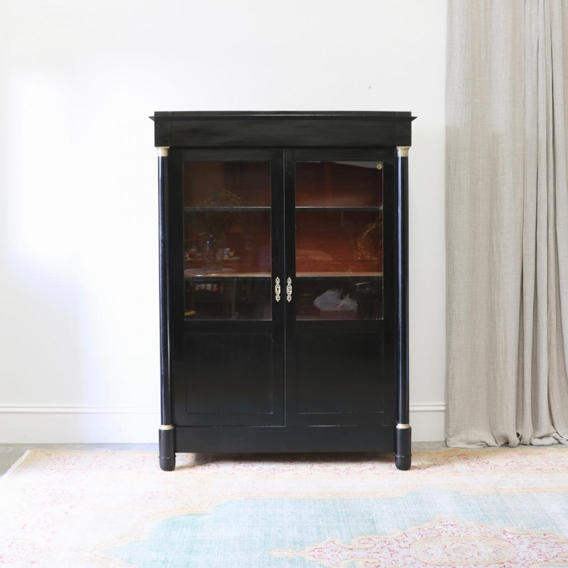 Ebonised Vitrine