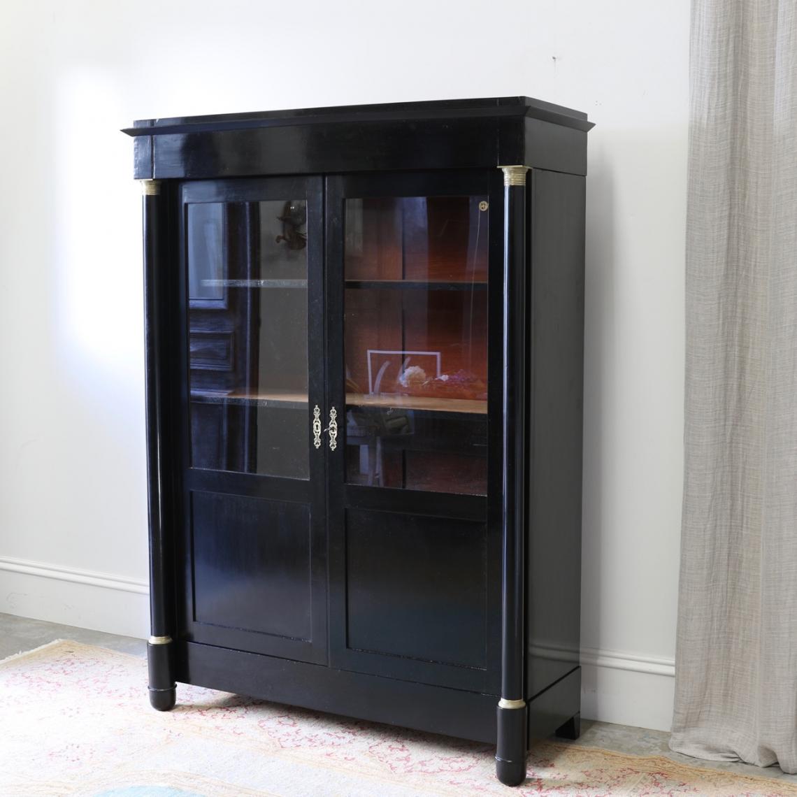 Ebonised Vitrine