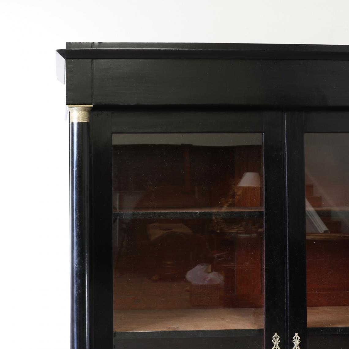 Ebonised Vitrine