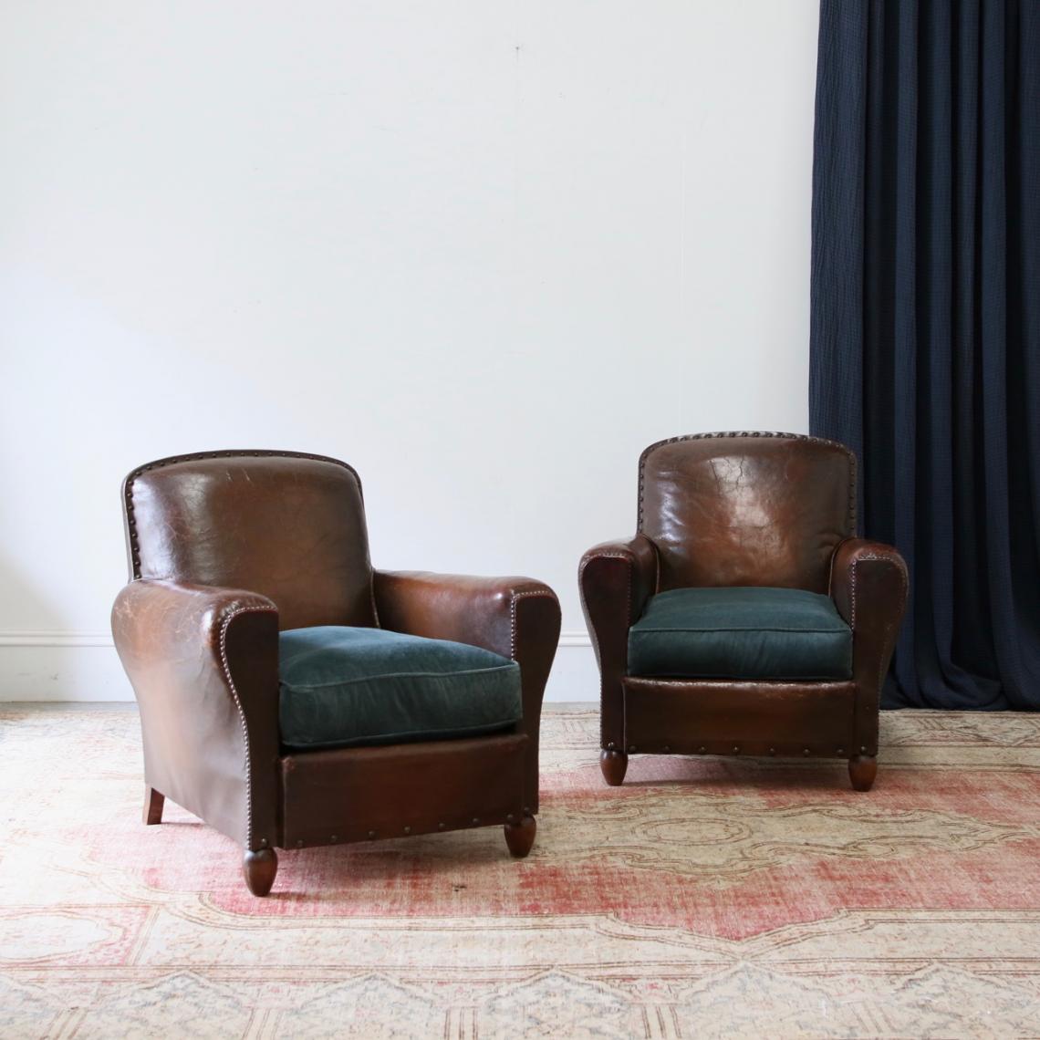 Leather Club Chairs