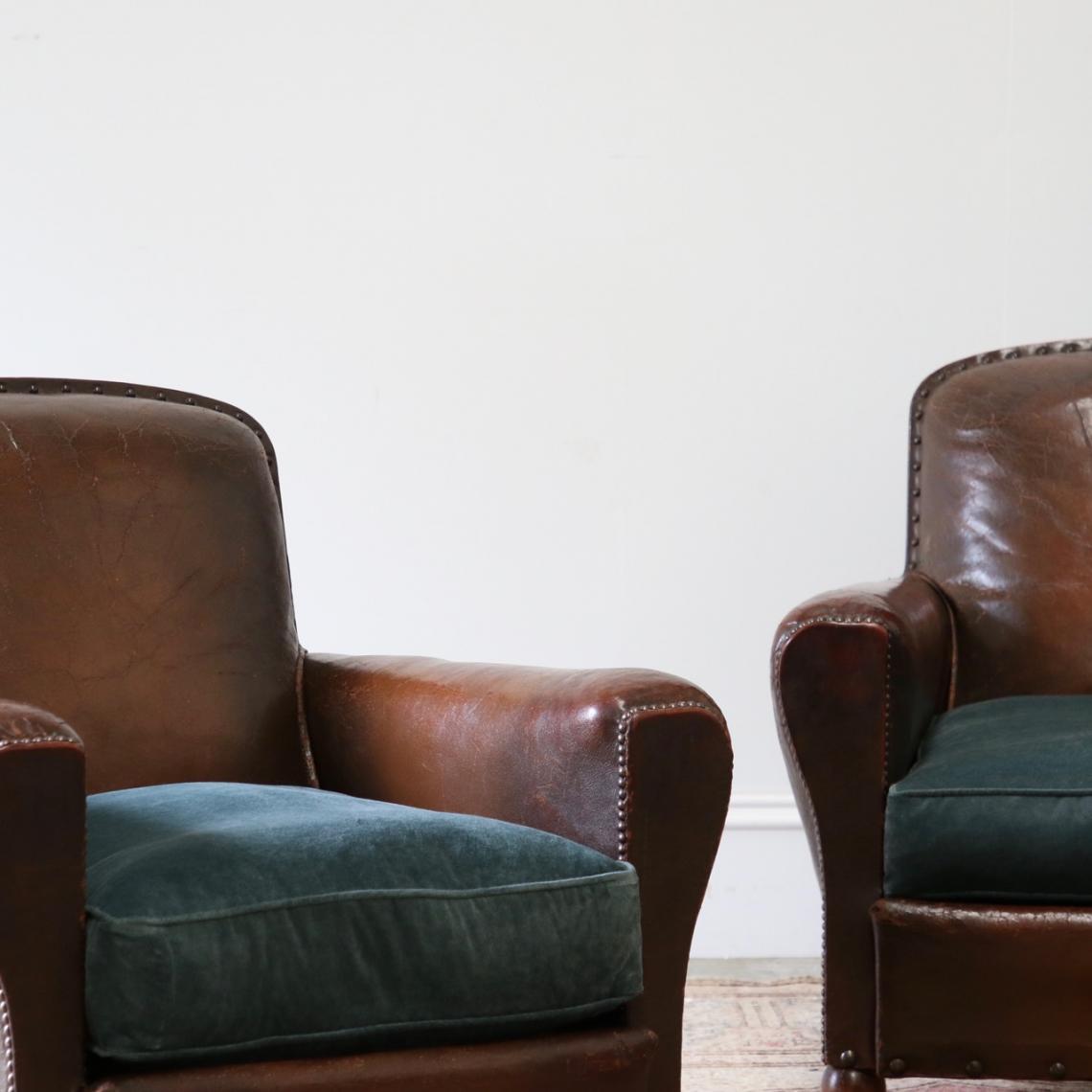 Leather Club Chairs