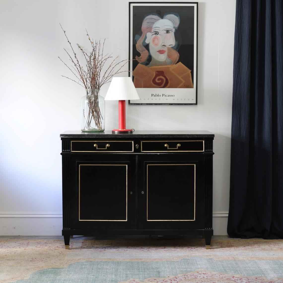 French Directoire Period Ebonised Cupboard