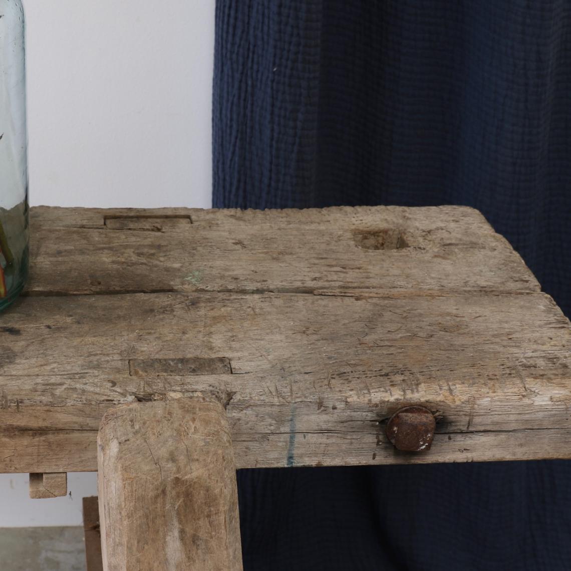 A Large French Oak Workbench