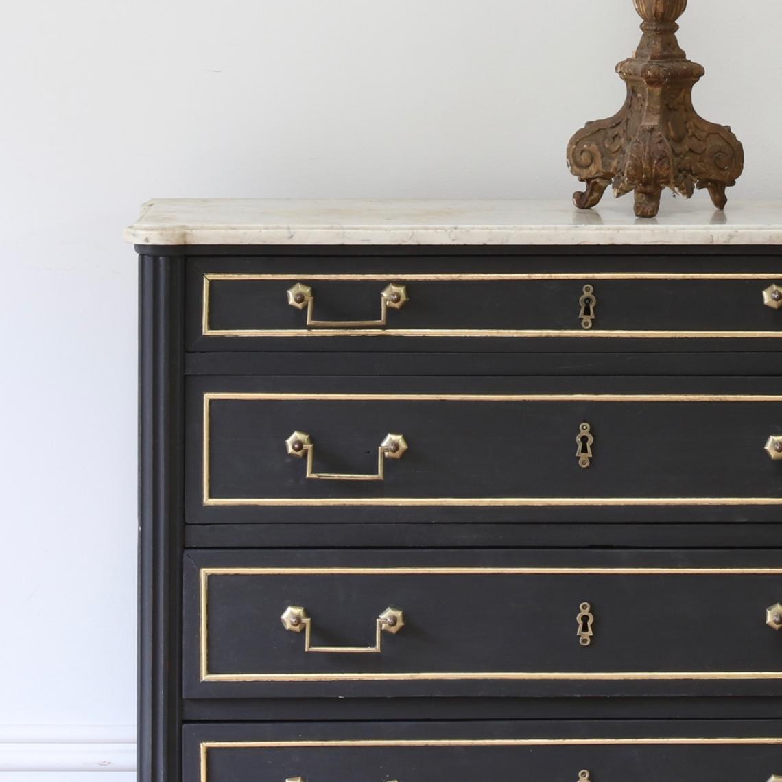 Ebonised Directoire Commode