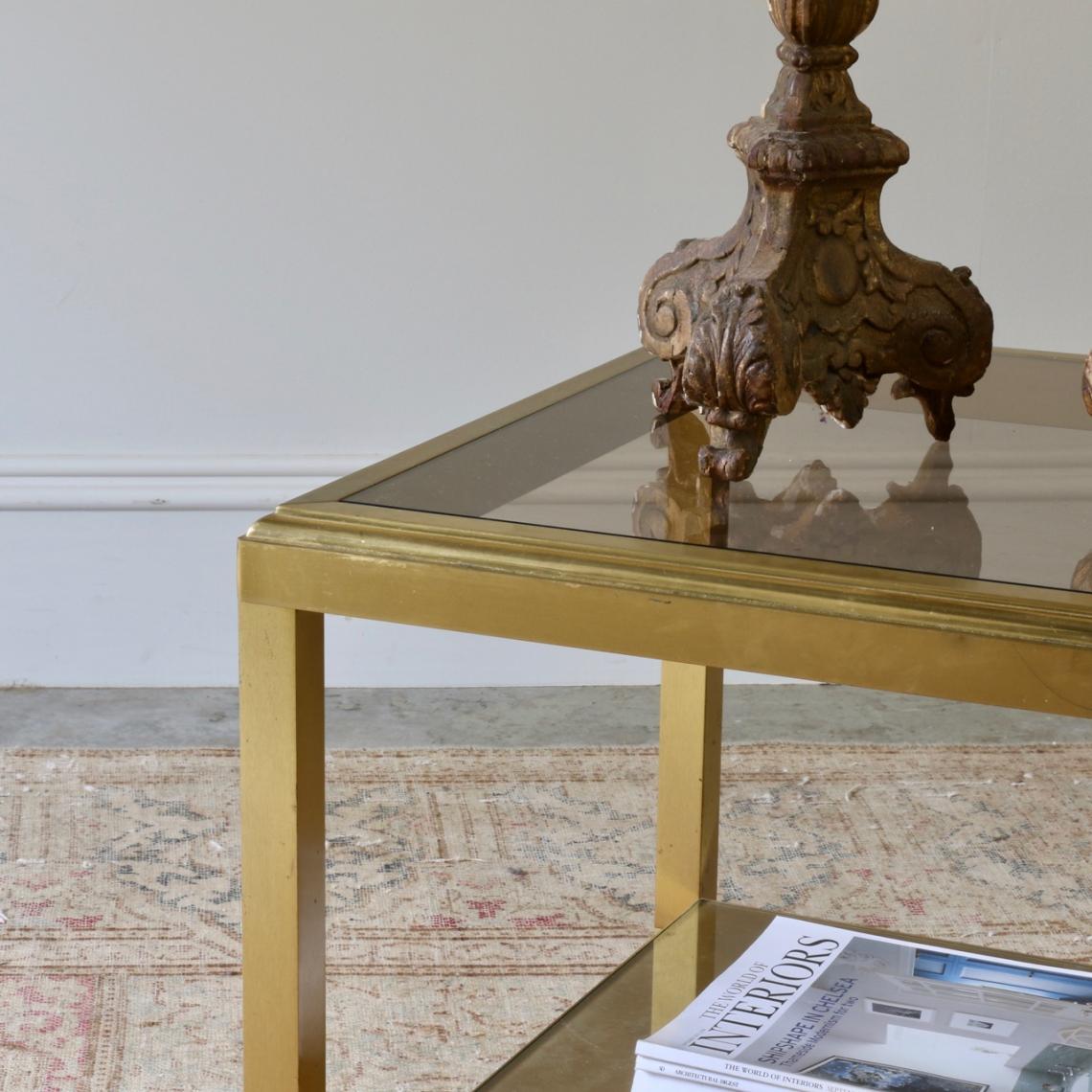 Brass Coffee Table