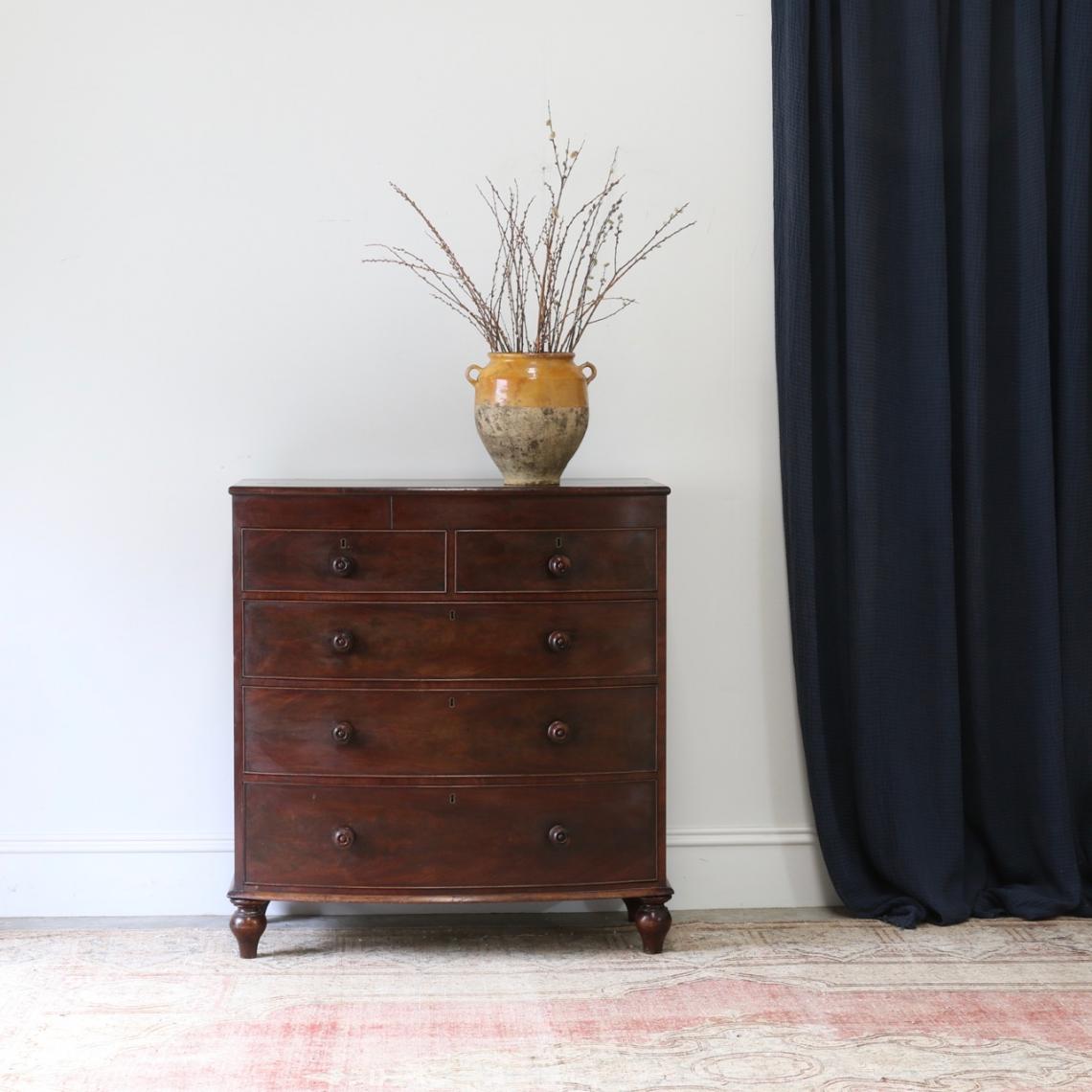 Bow-fronted Chest of Drawers