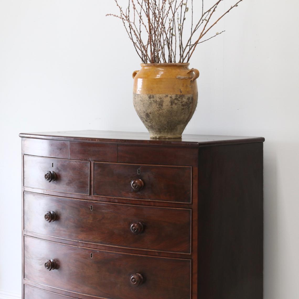 Bow-fronted Chest of Drawers