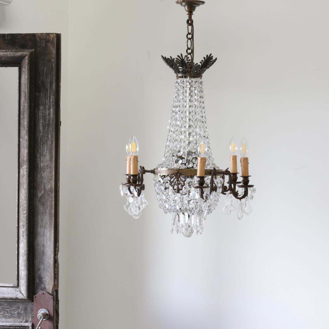 Waterfall Basket Chandelier