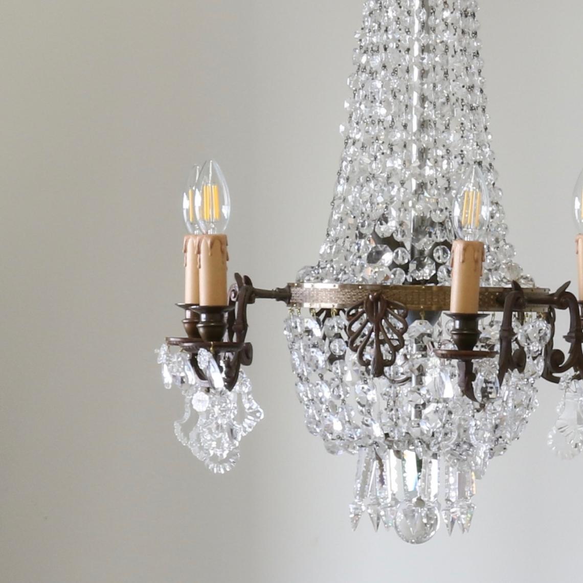 Waterfall Basket Chandelier