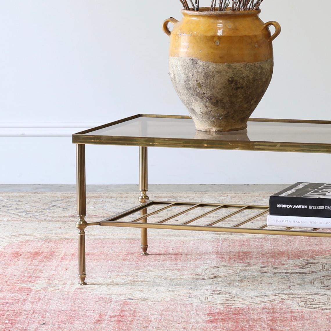 Brass Coffee Table