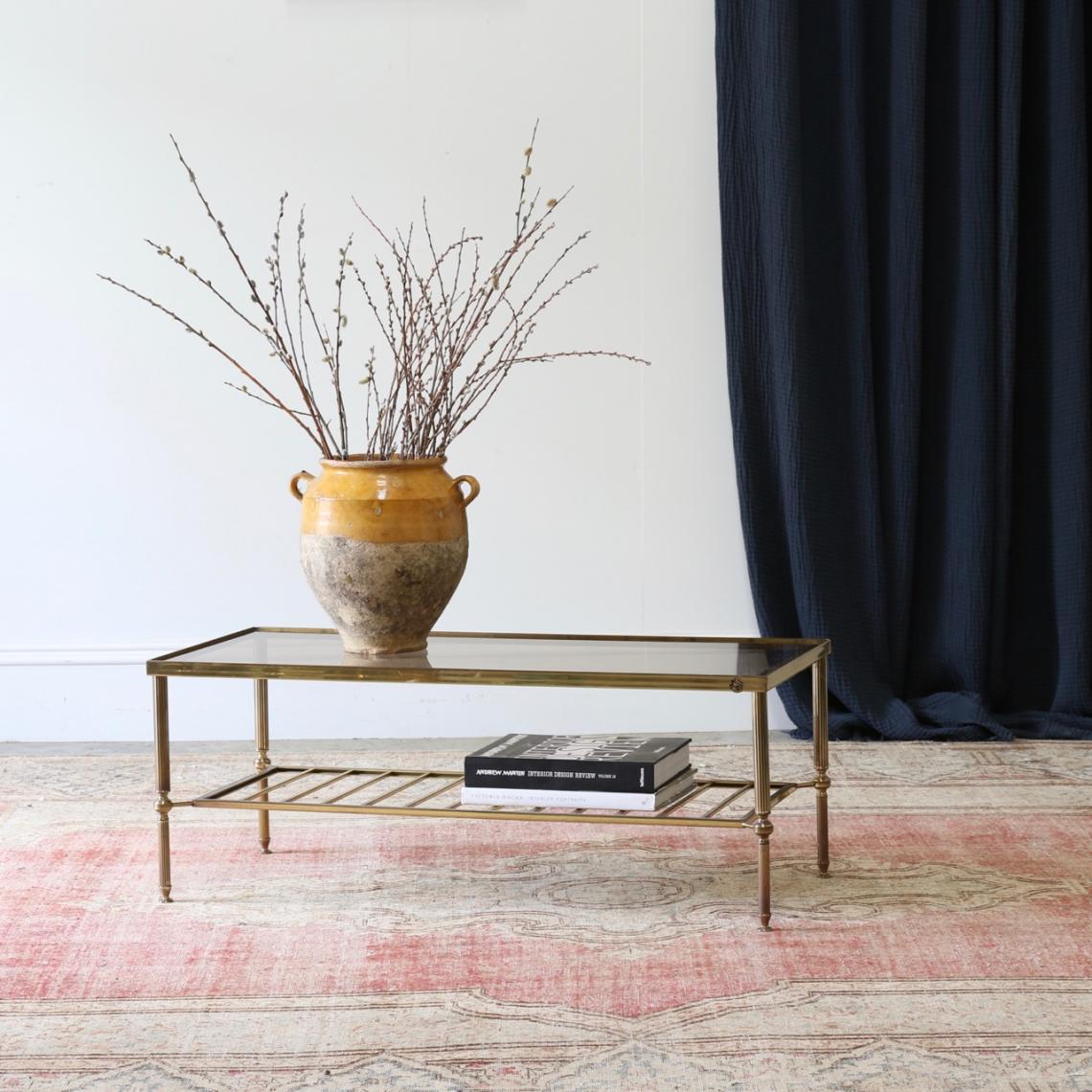 Brass Coffee Table