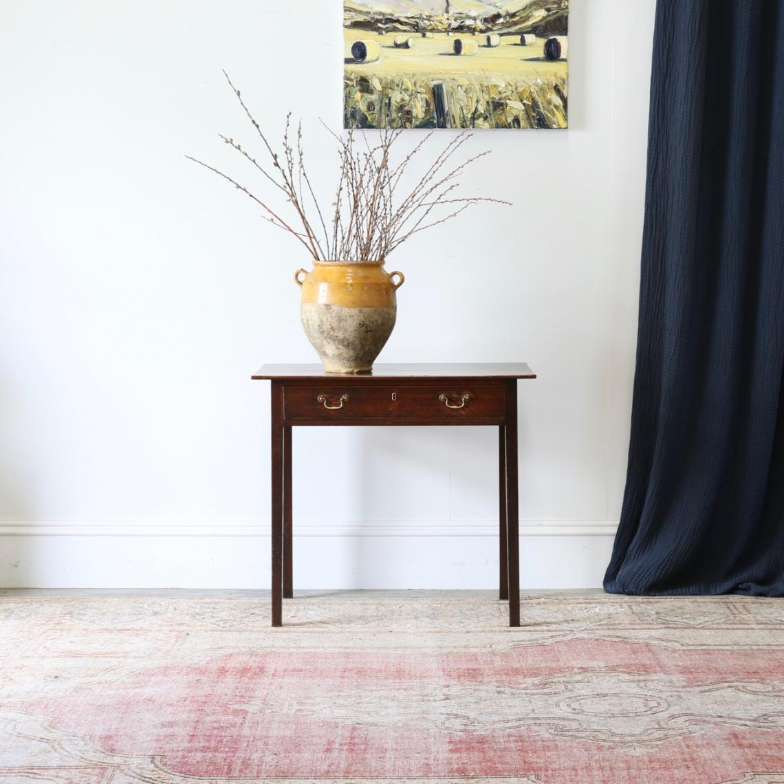 Georgian Single Drawer Side Table