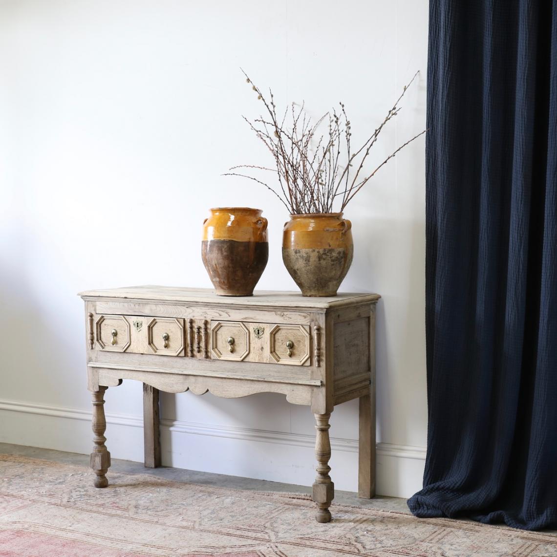 Bleached Jacobean Side Table