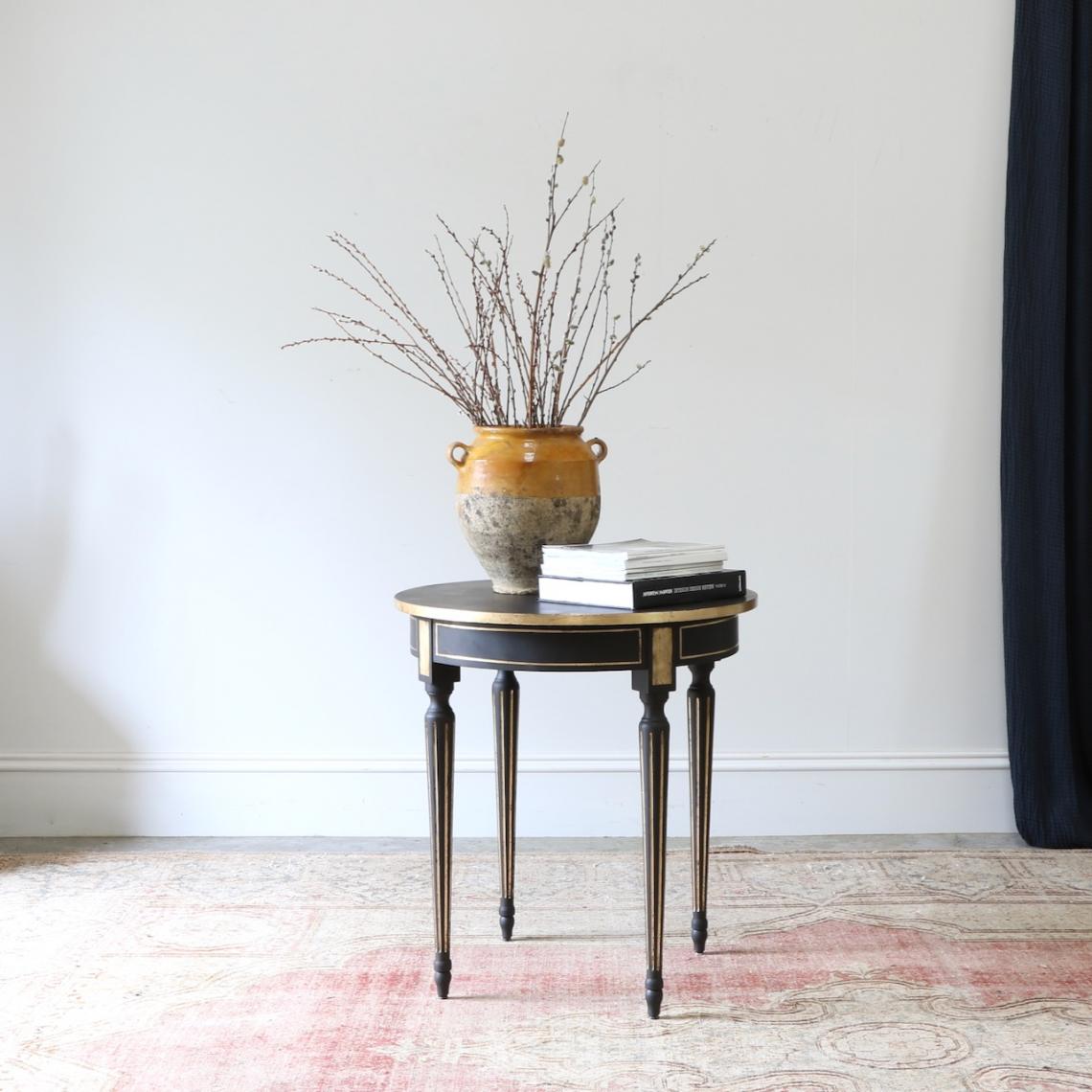 Ebonised Occasional Table