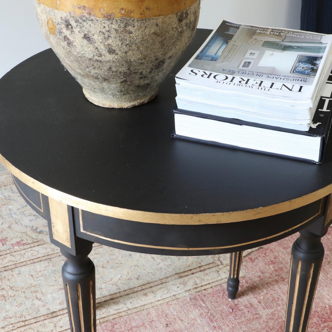 Ebonised Occasional Table