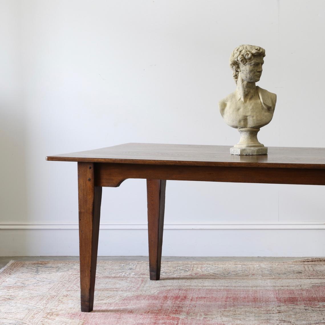 French Oak Dining Table