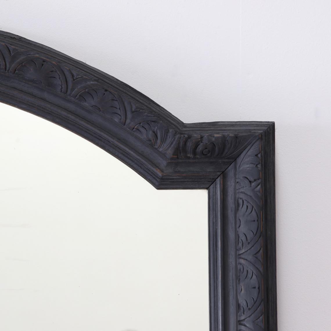 Ebonised Oak Mirror