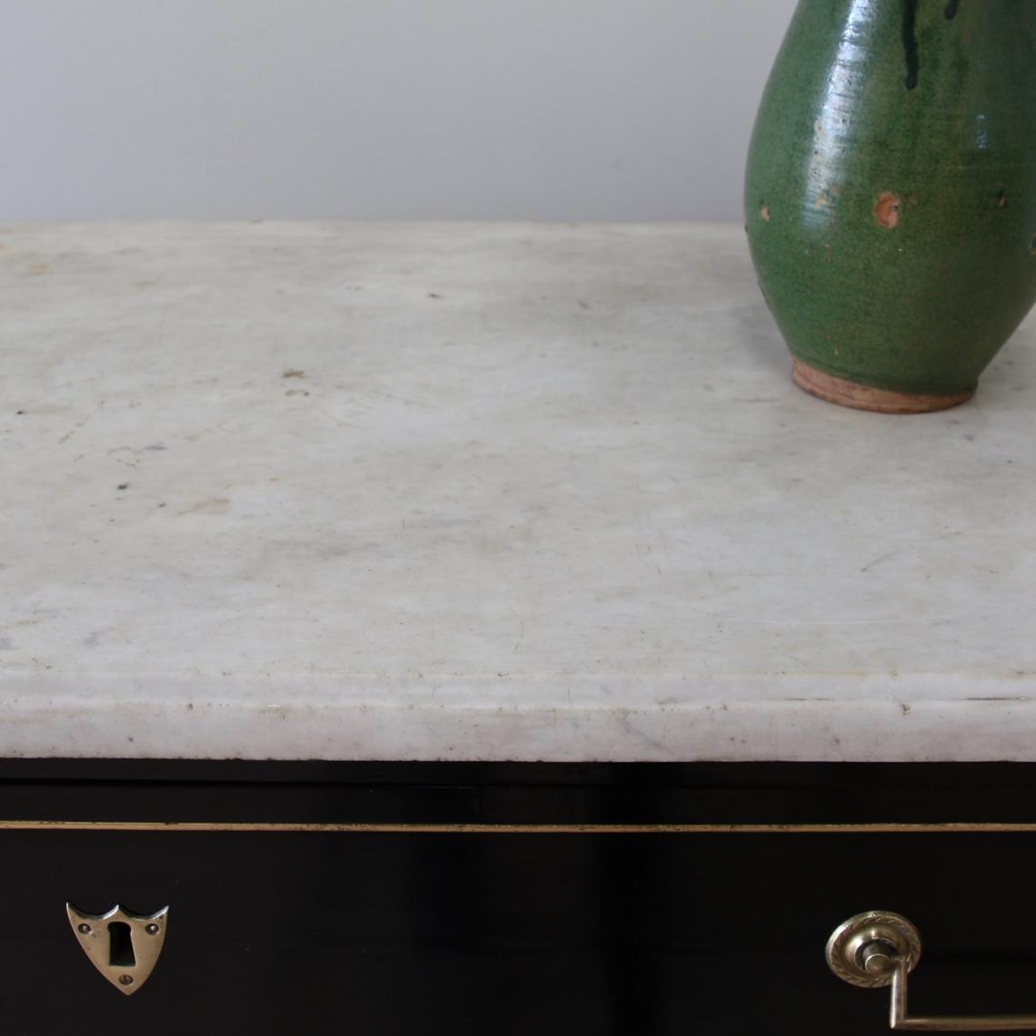 French Directoire Ebonised Commode