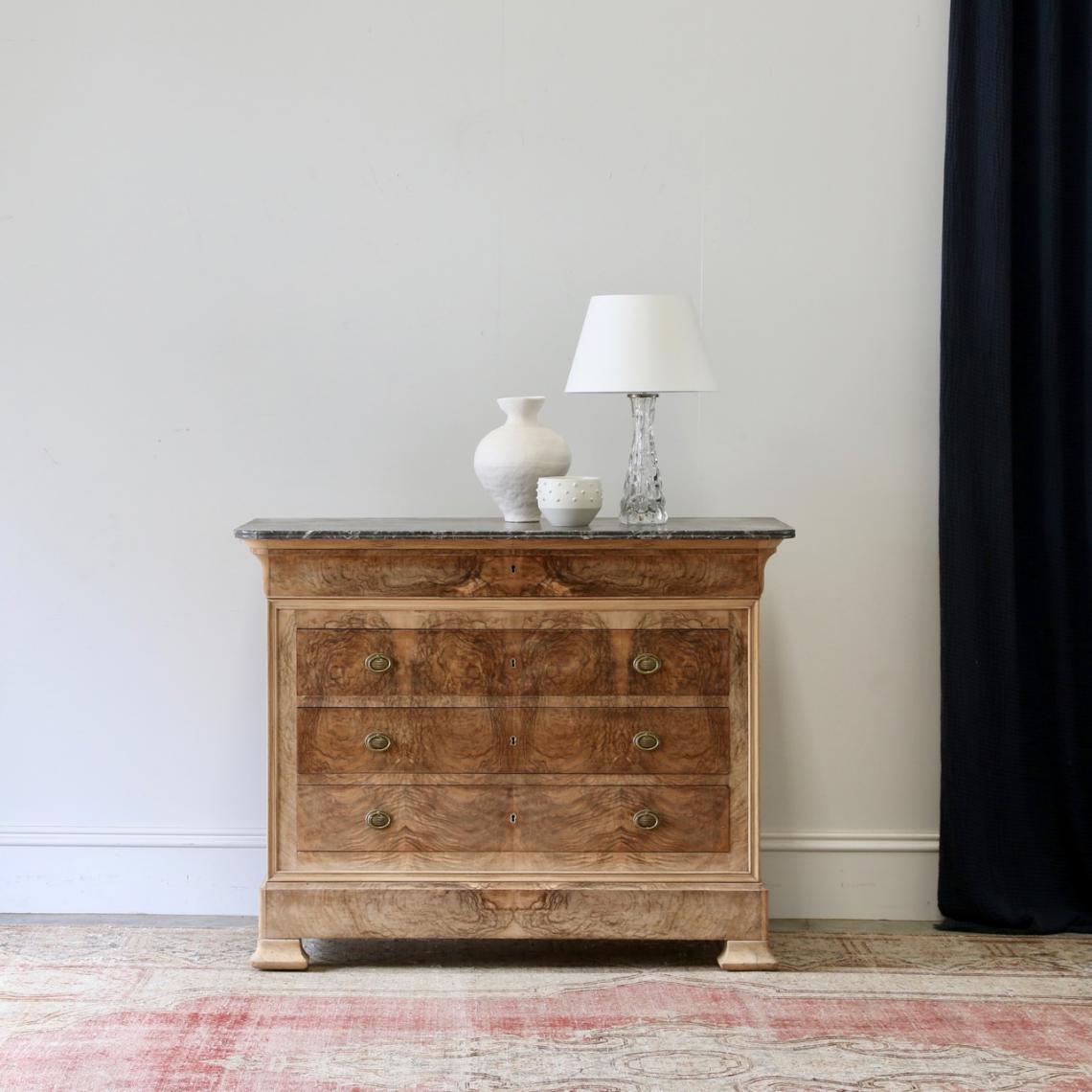 Bleached Walnut Commode