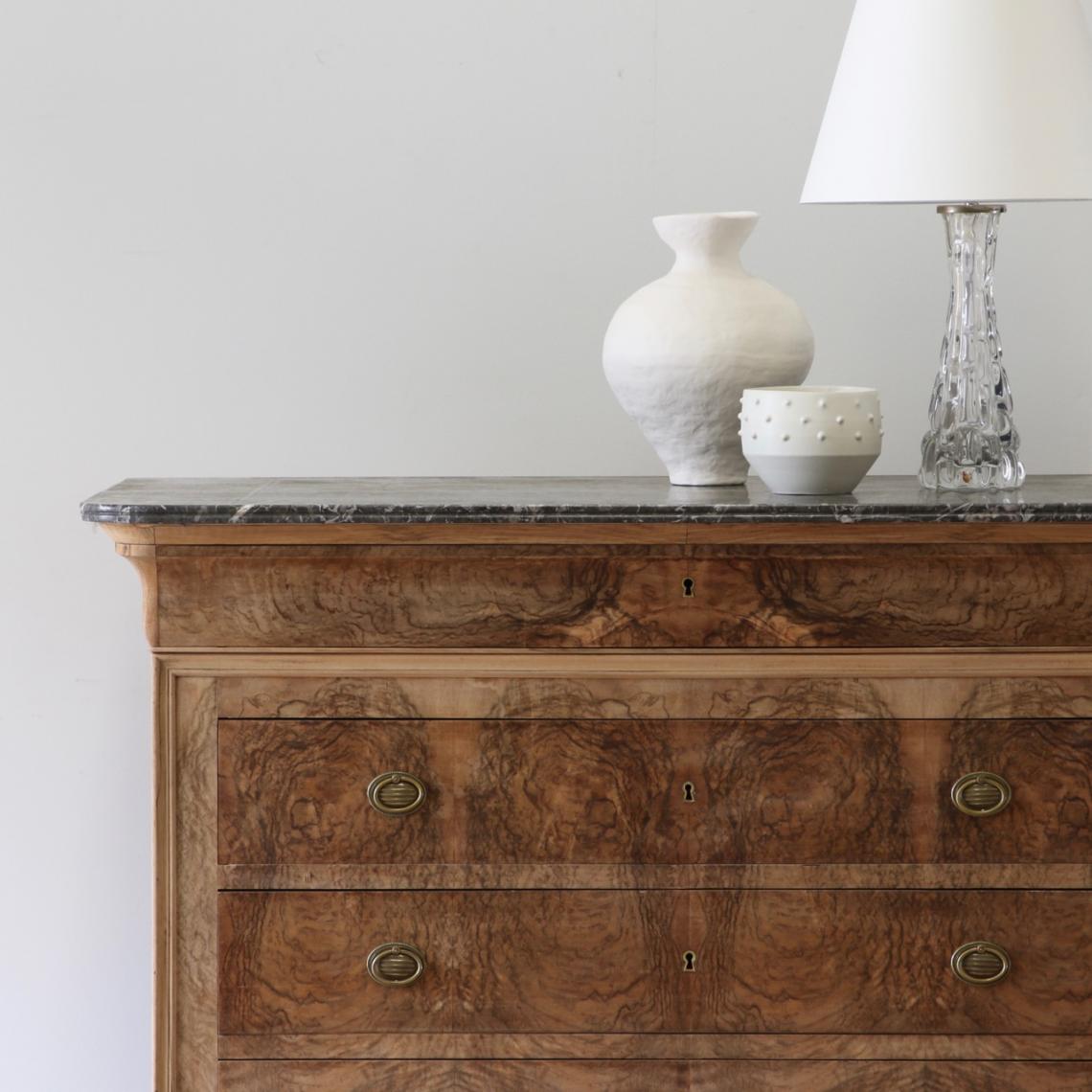 Bleached Walnut Commode