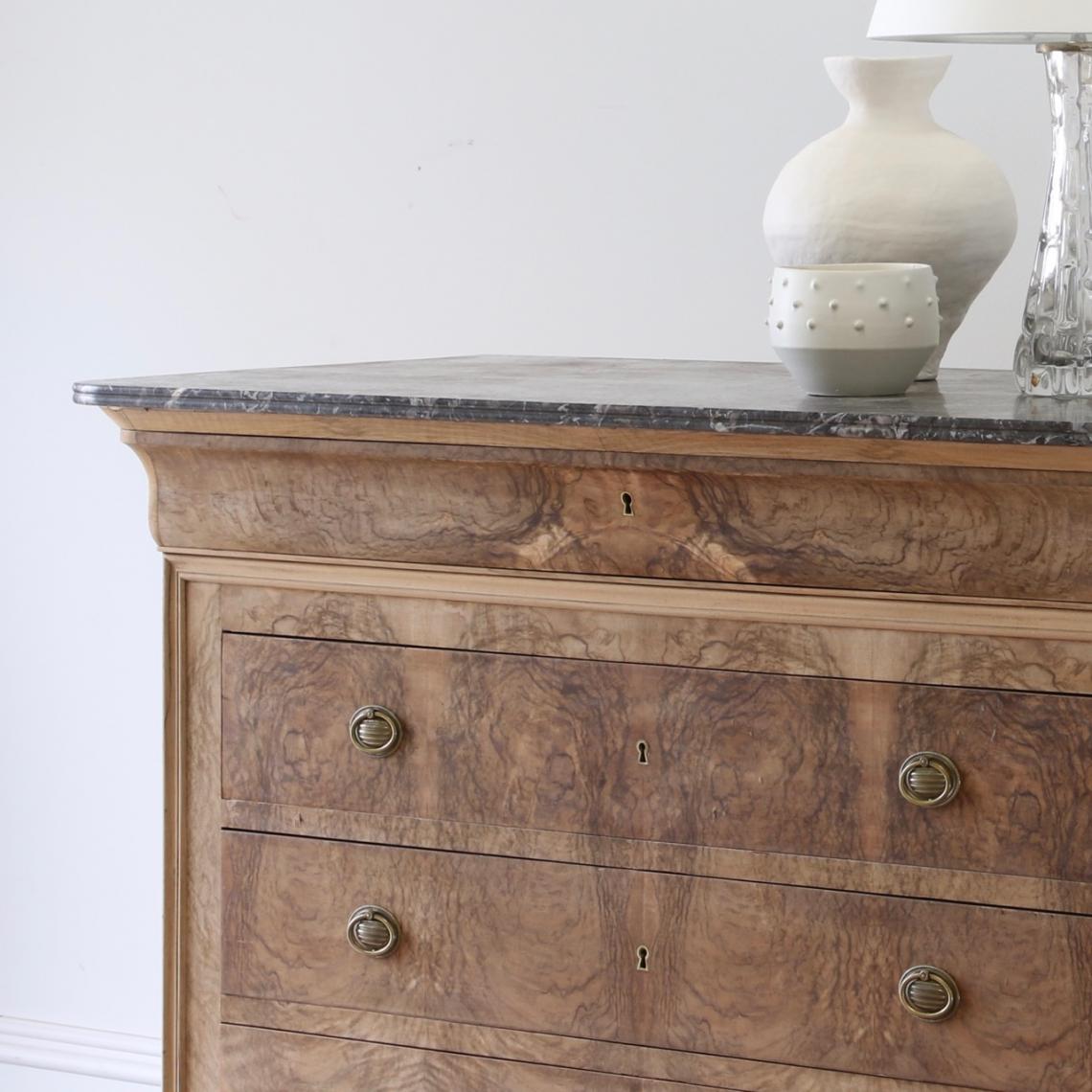 Bleached Walnut Commode