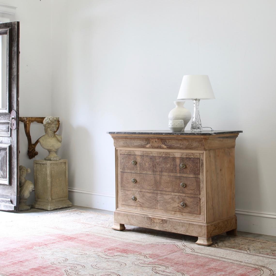 Bleached Walnut Commode