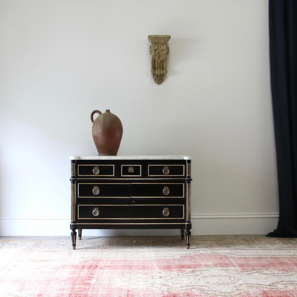 Directoire Commode With Mirrored Interior