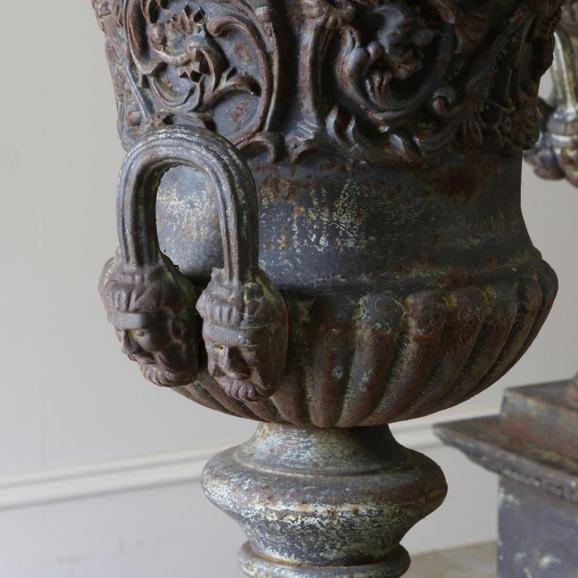 Regency Cast Iron Urns