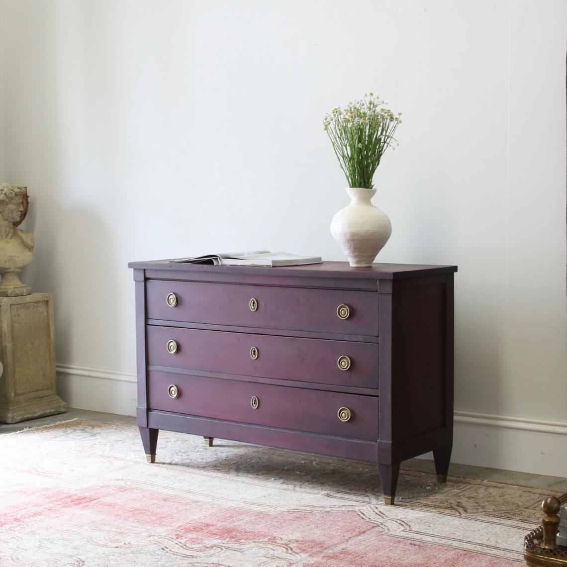 Burgundy Directoire Commode