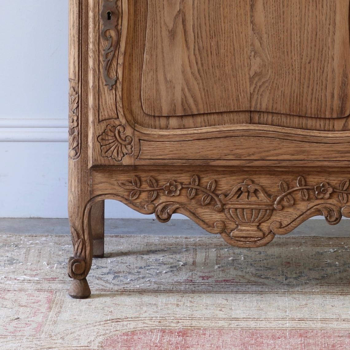 Bleached Louis XV Cupboard