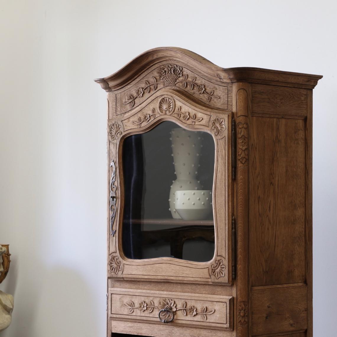 Bleached Louis XV Cupboard