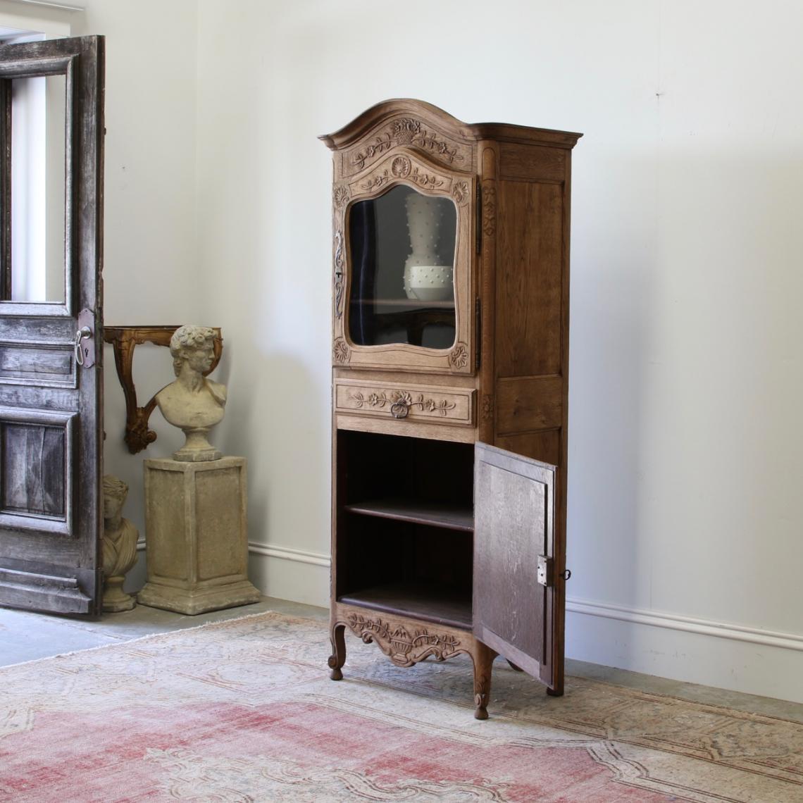 Bleached Louis XV Cupboard