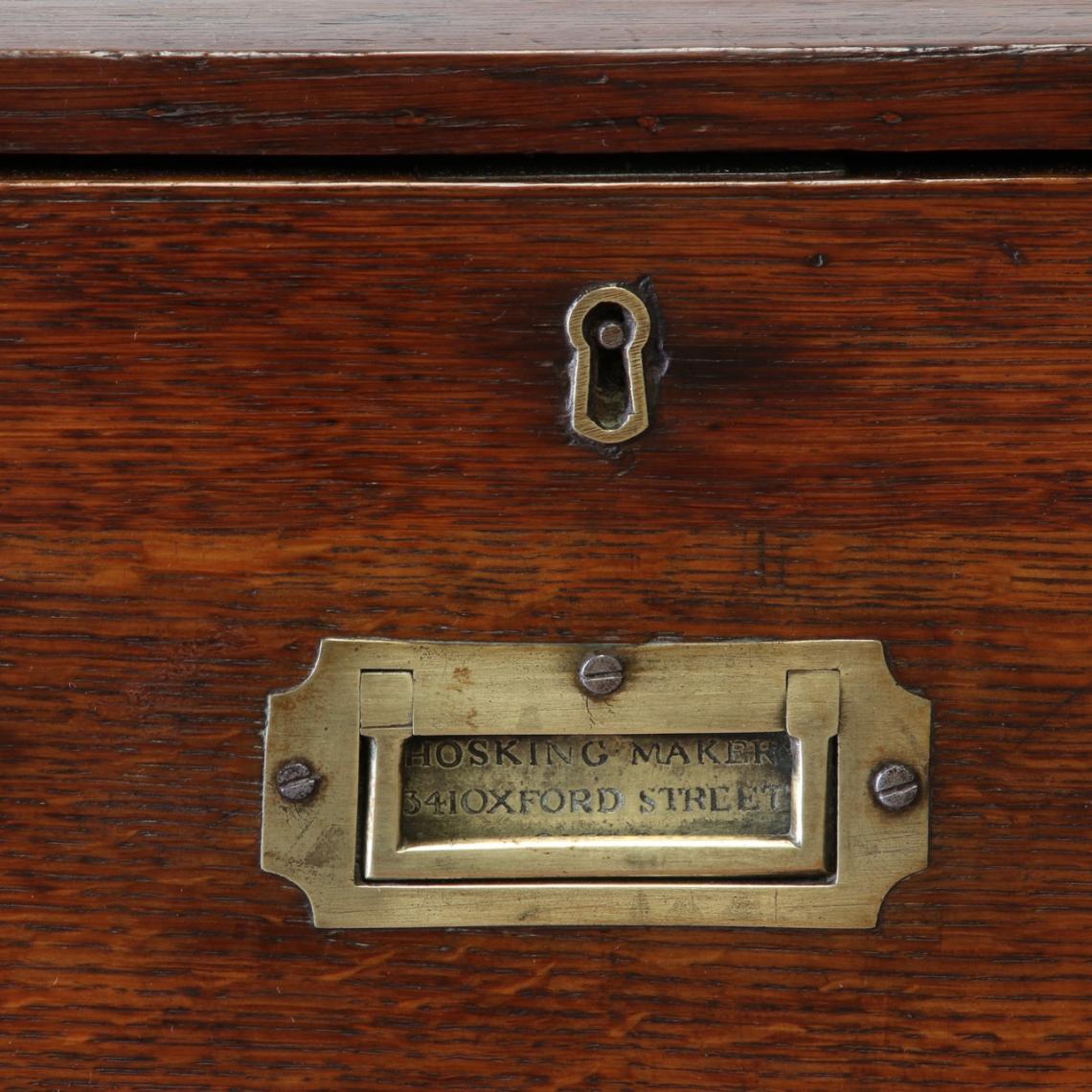 English Oak Military Chest