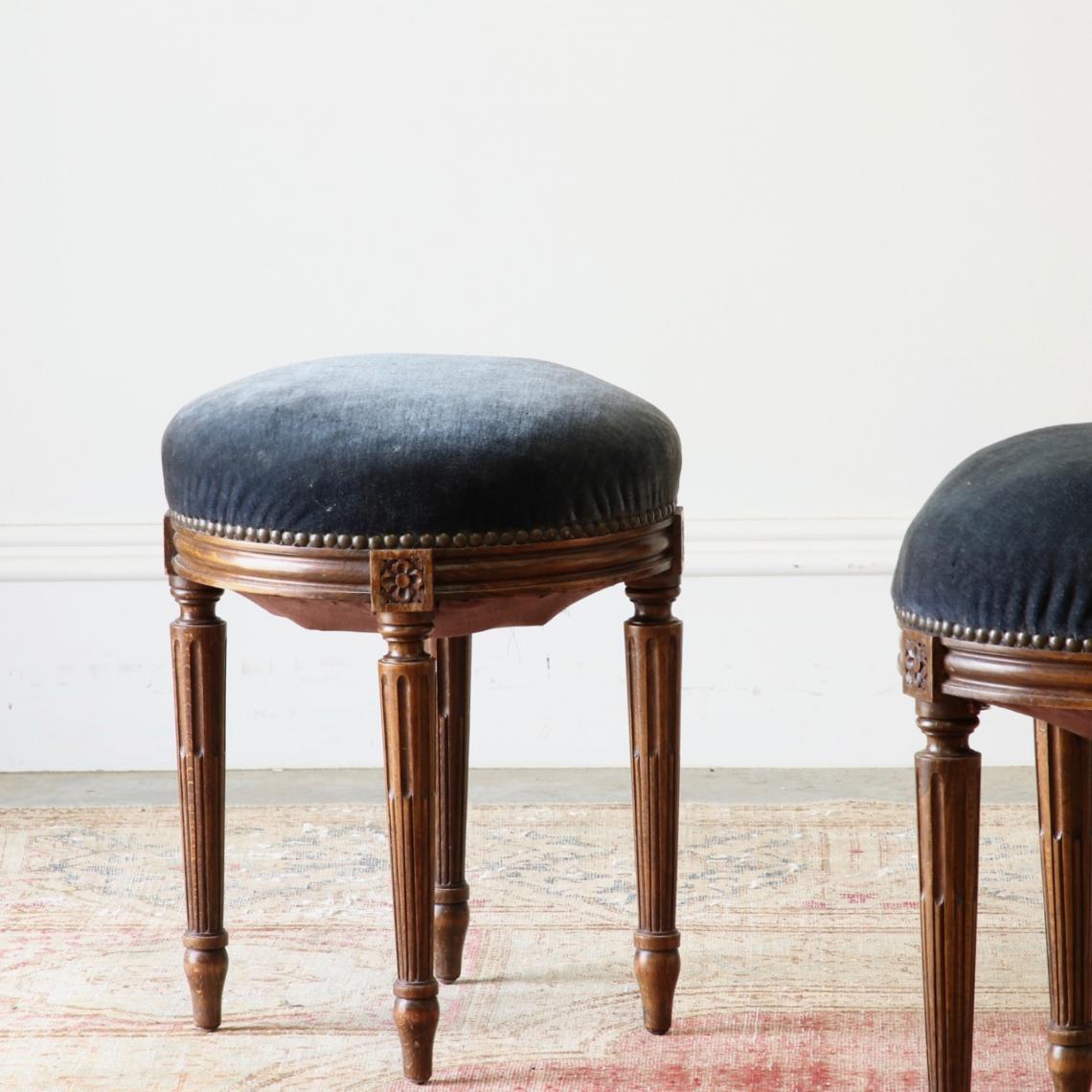 Pair of Louis XVI Stools