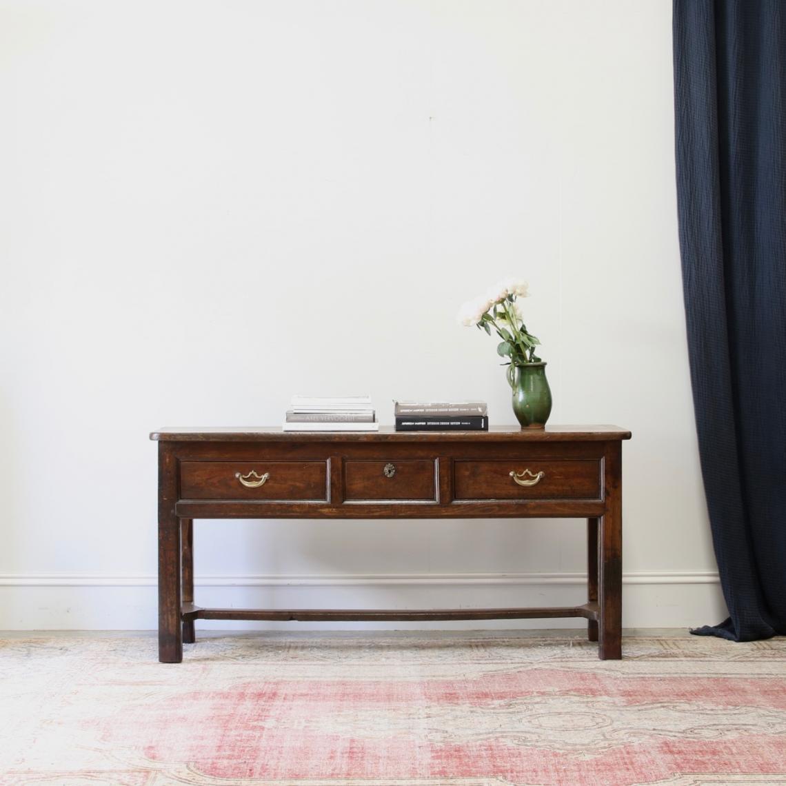 Three Drawer Side Table