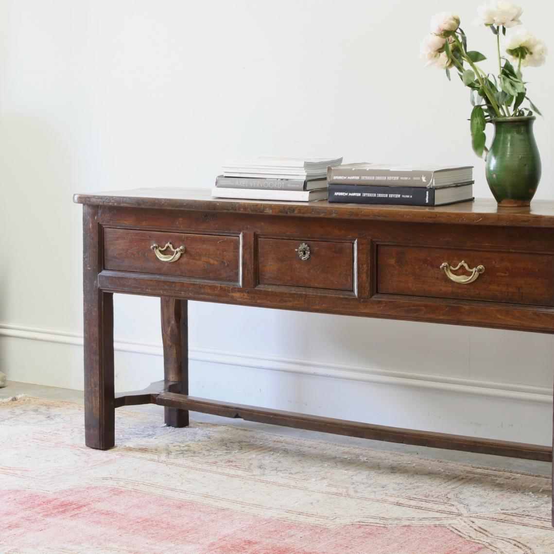 Three Drawer Side Table