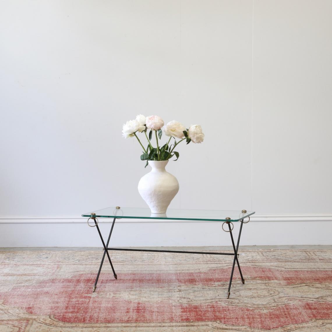 Cross Base Coffee Table