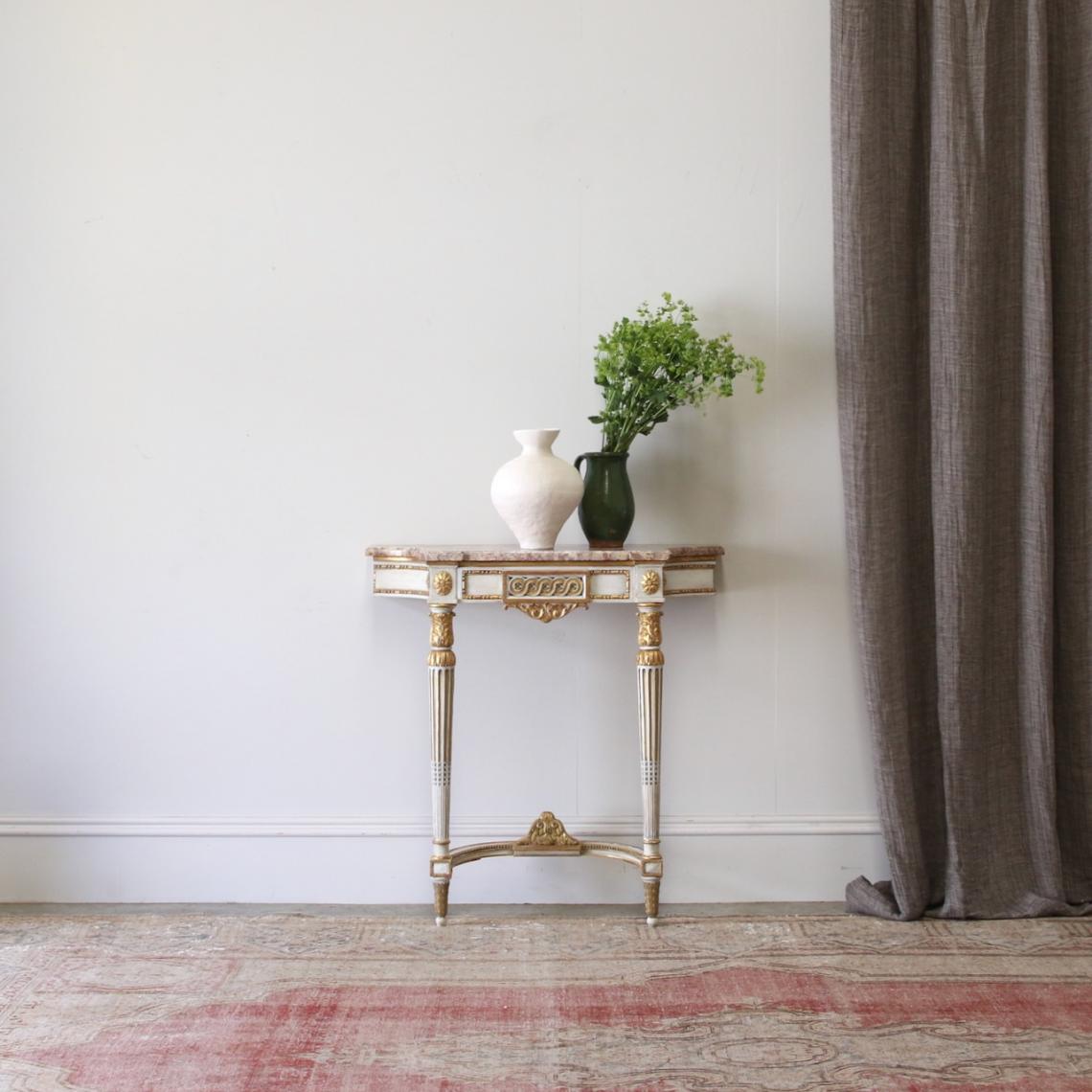 Directoire Period Marble-topped Console Table