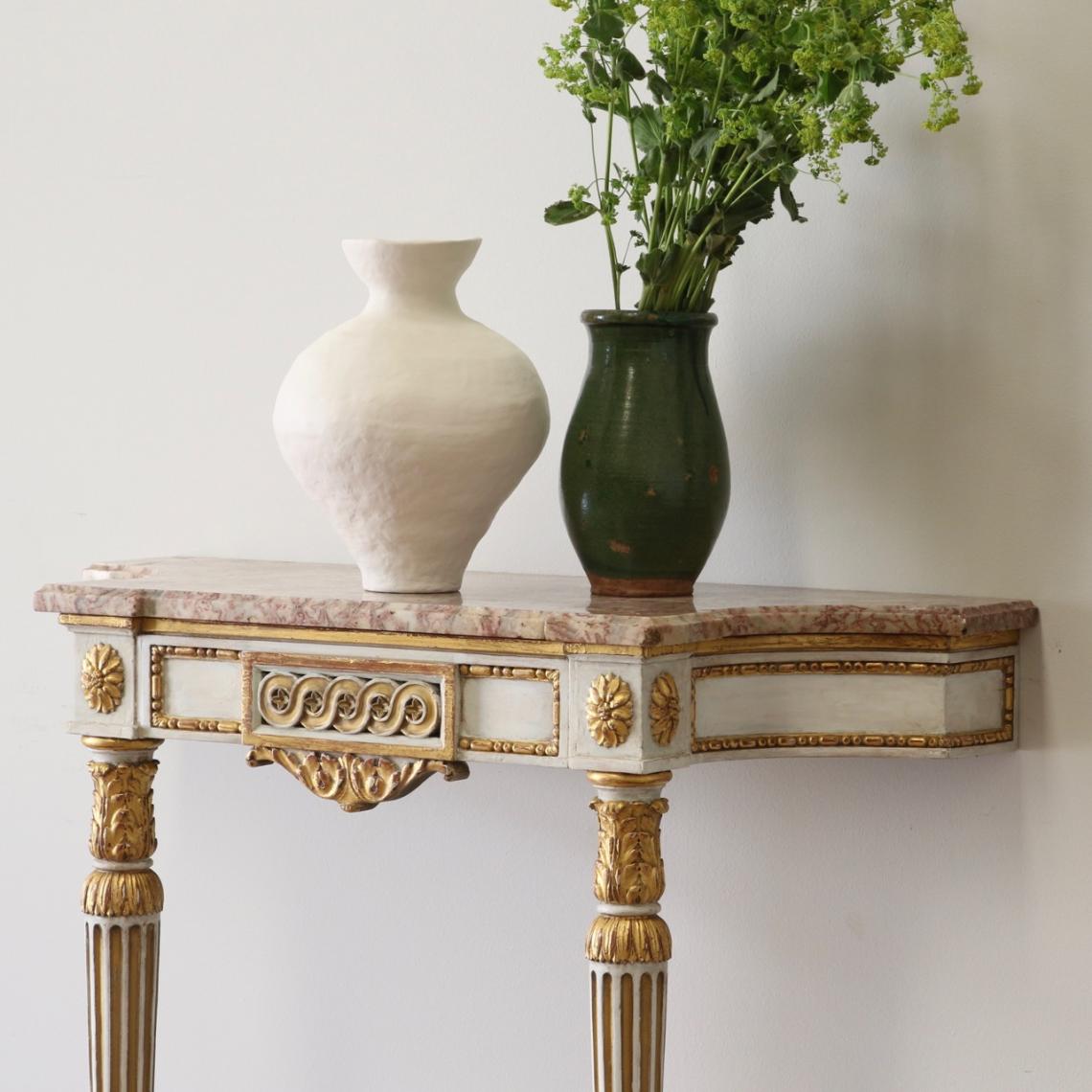 Directoire Period Marble-topped Console Table