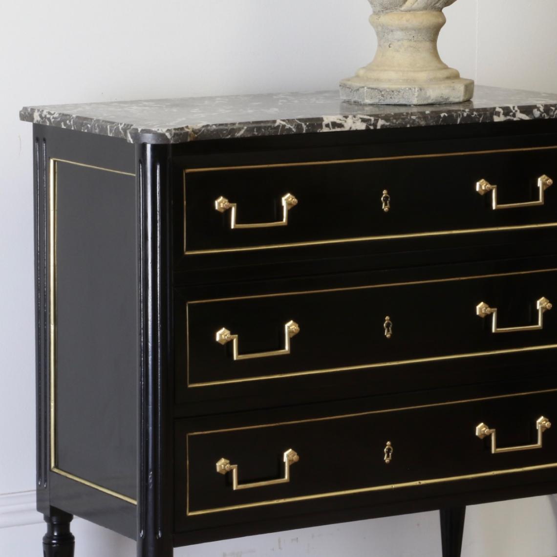 Black Directoire Commode