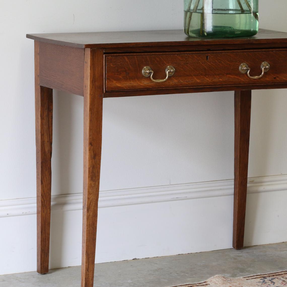 Georgian Oak Side Table