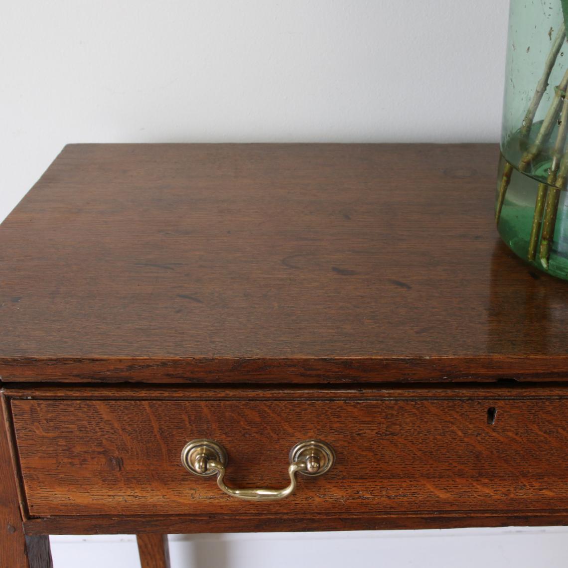 Georgian Oak Side Table