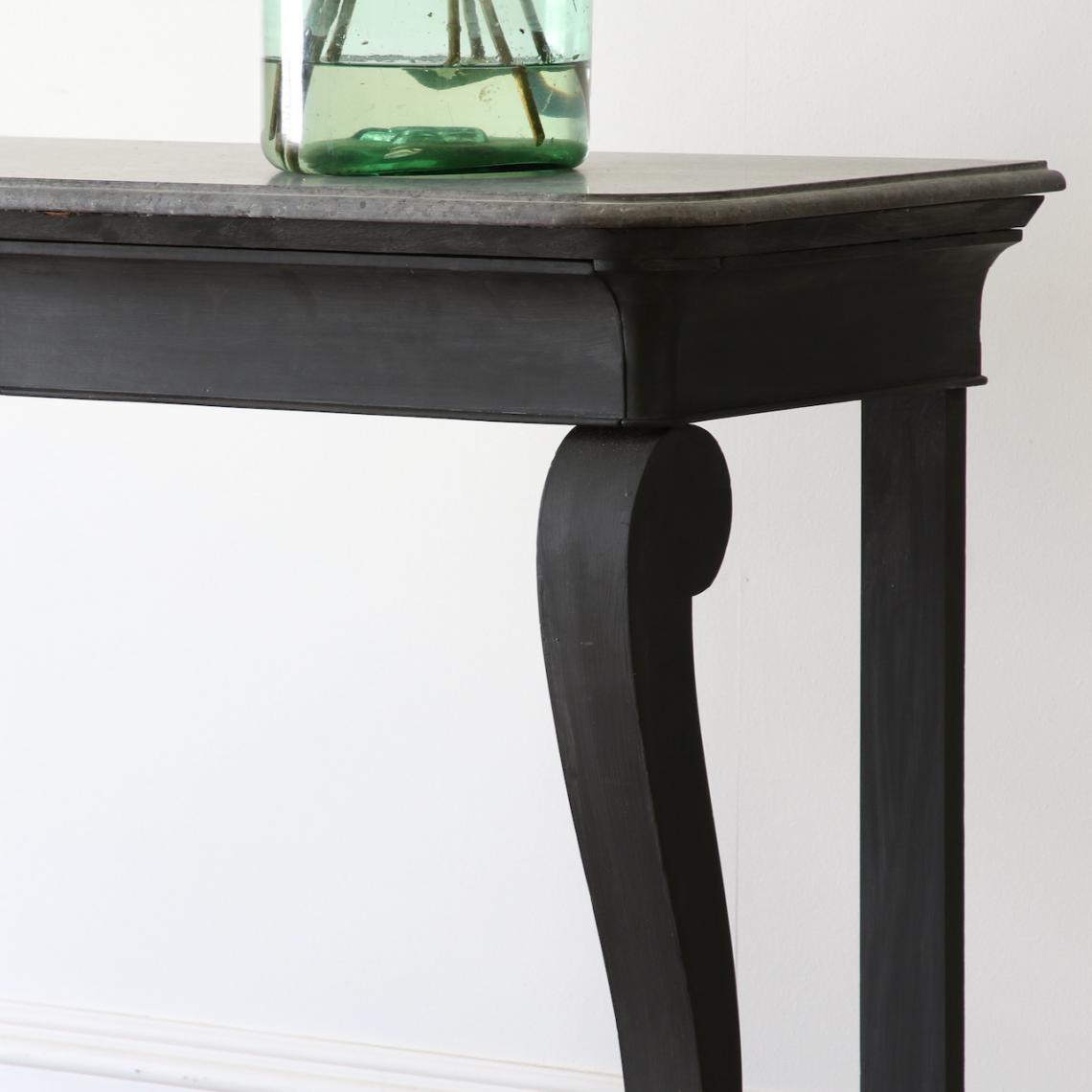 Ebonised Empire Console