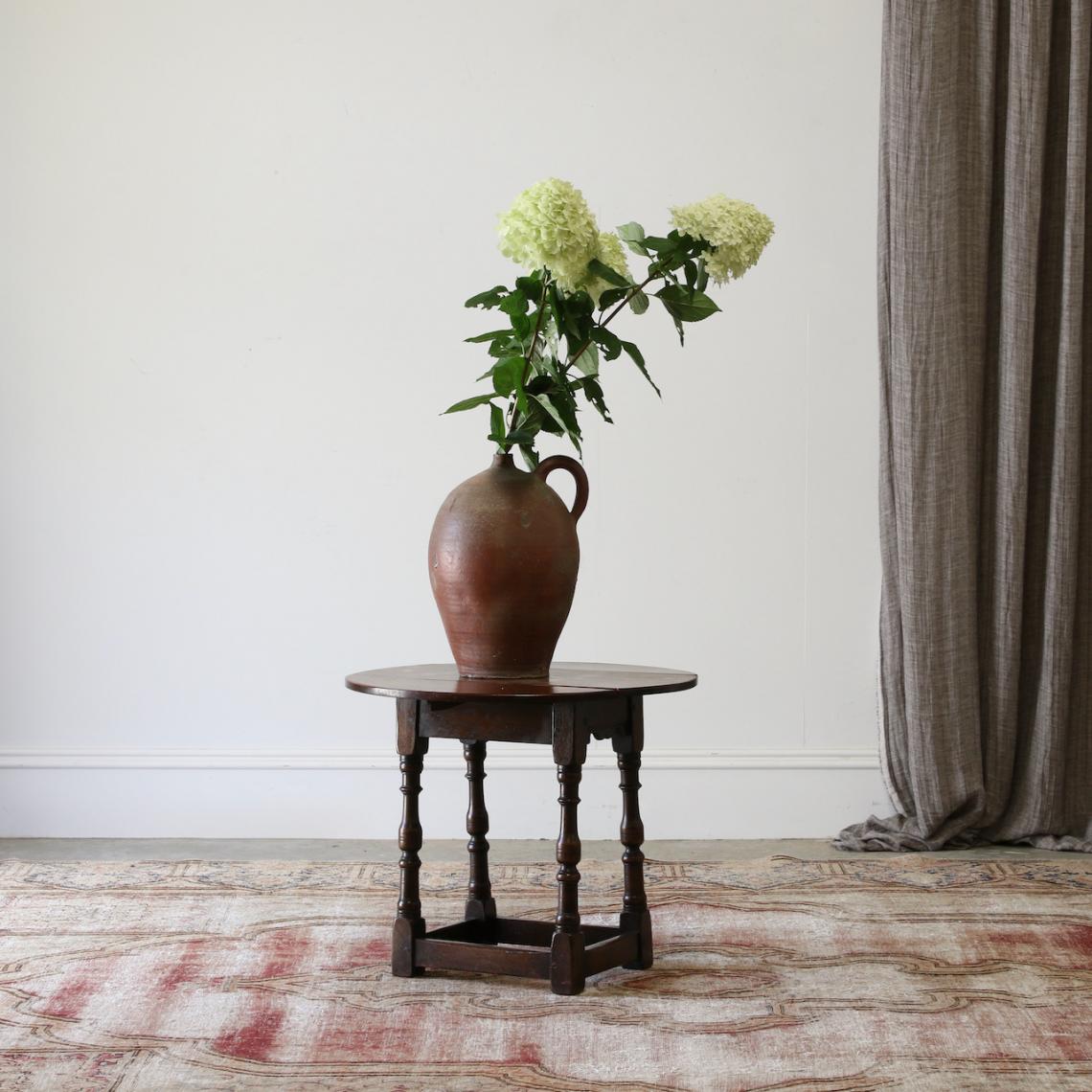 An English Oak Drop-Sided Table