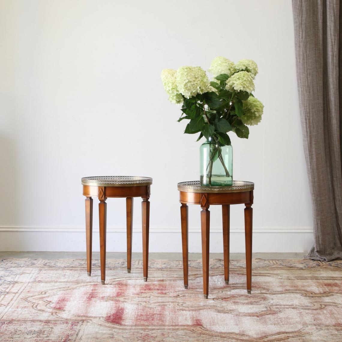 Pair of Round Occasional Tables
